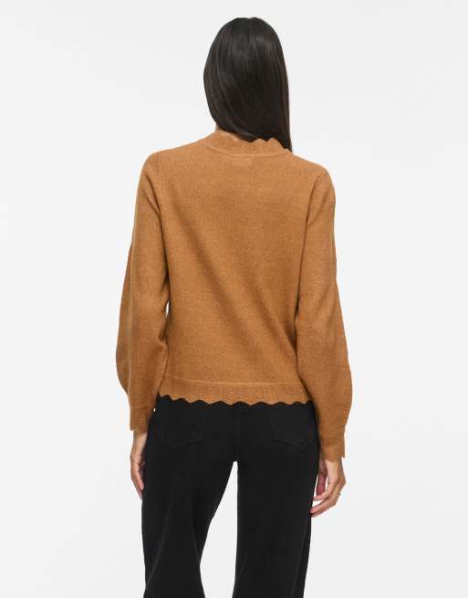 Vila stickad pullover i arganolja, 2 av 7