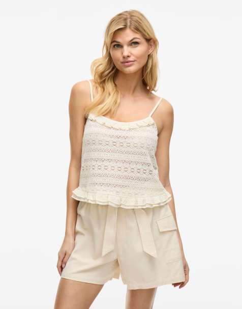 Vila Strap top in birch