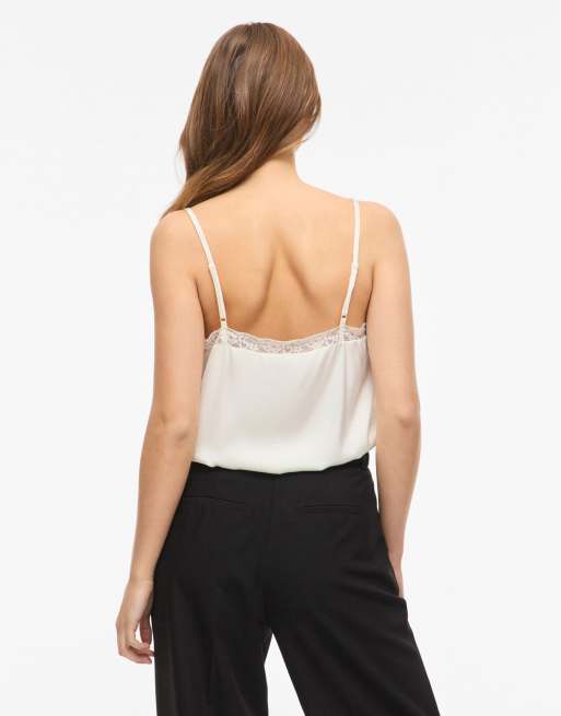 Vila Strap top in cloud dancer, 2 of 6