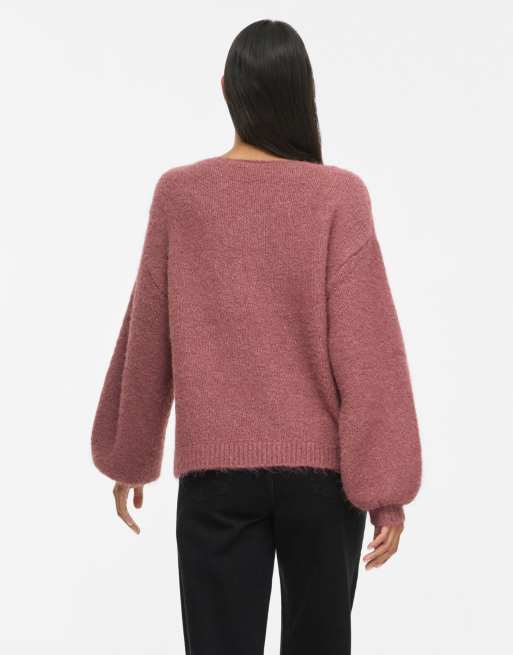 Vila Strickpullover in Rosabraun, 2 von 7