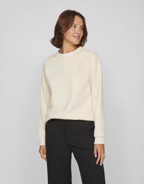 VILA - Sweatshirt in berkenkleur - view 1