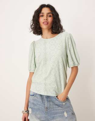 Vila T-Shirt Donna | Girotondo Stampato | Jersey Leggero | Casual Chic | Vita Quotidiana E Feste