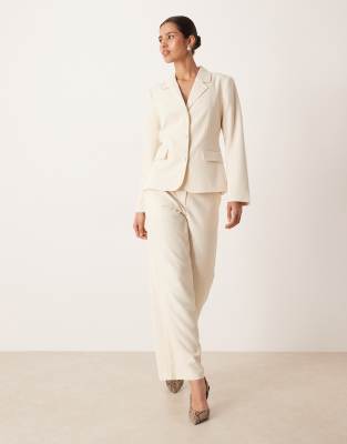 Vila Tailored Blazer Co-ord In White