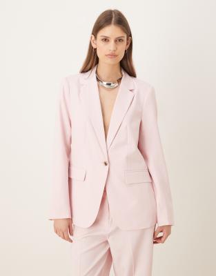 Vila Tailored Blazer Co-ord In Pink