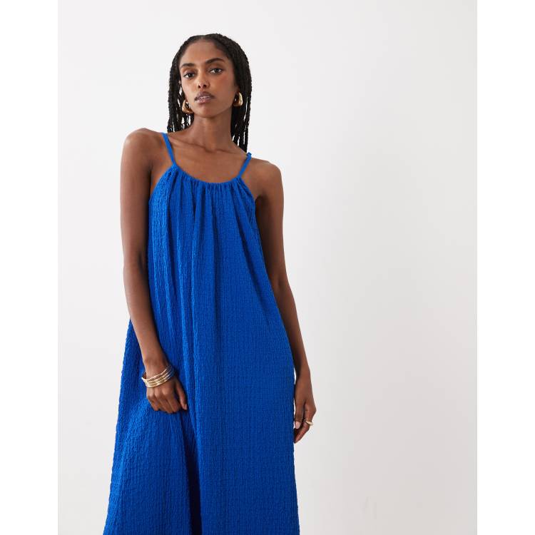 textured jersey cut-out a-line mini dress in cobalt blue Jessie Sequin Cutout Bodycon Mini Dress  American Threads Boutique Pink / S
