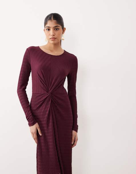 Long Sleeve Midi Dresses | Shop at ASOS