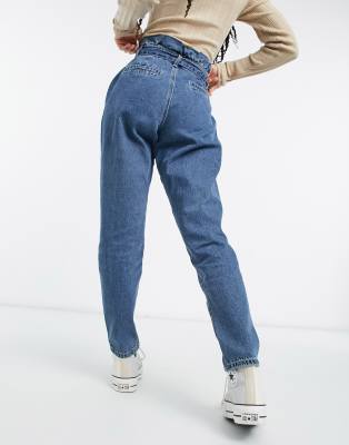 tie waist denim jeans