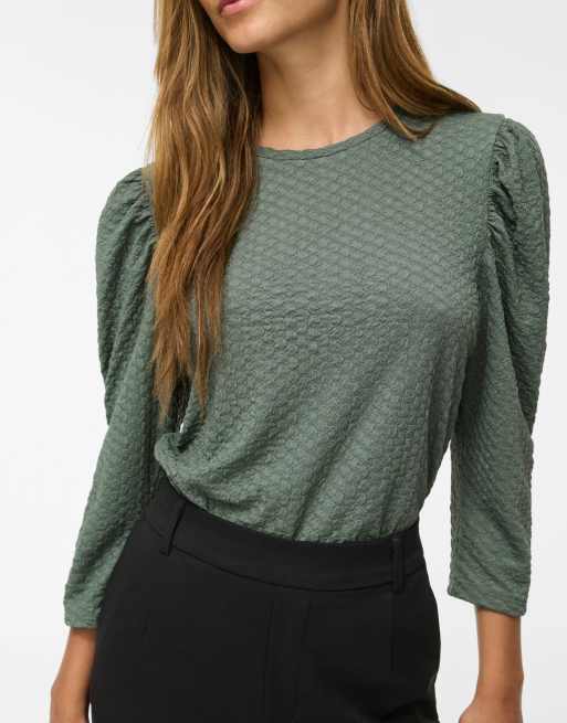 Vila top z rękawem 3/4 w laurel wreath, 4 z 7