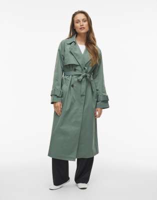 Vila Trenchcoat In Green
