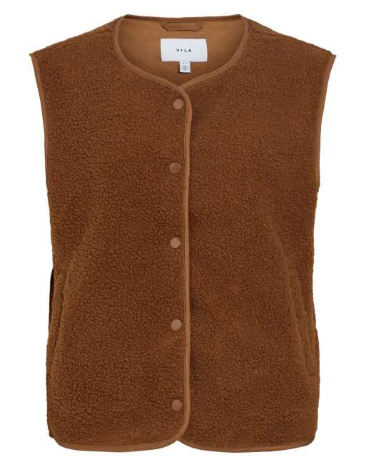 Vila Waistcoat in toffee, 6 of 7