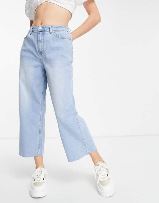 Wide leg cropped deals jeans