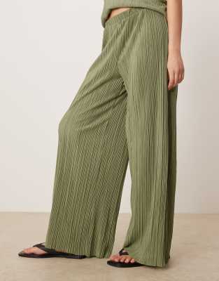 Vila Wide Leg Plisse Pants