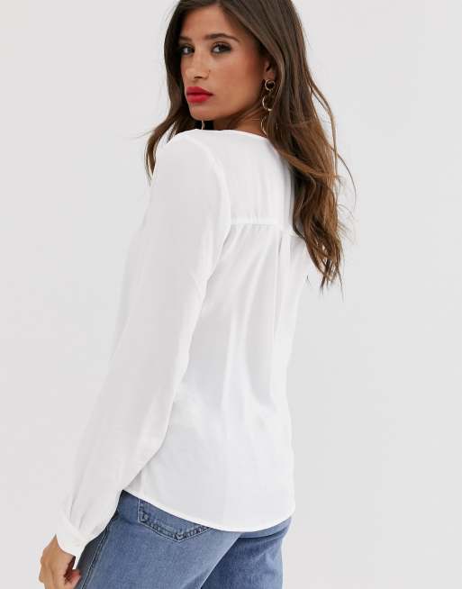 Vila wrap detail blouse, 2 of 4