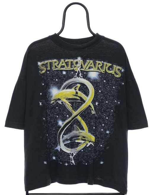 Vintage 00s Stratovarius size XL music tshirt in black