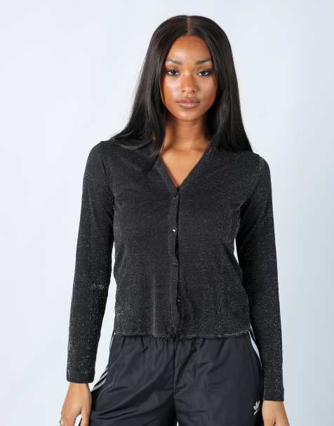 Vintage 17 & co S long sleeve top in black - view 1