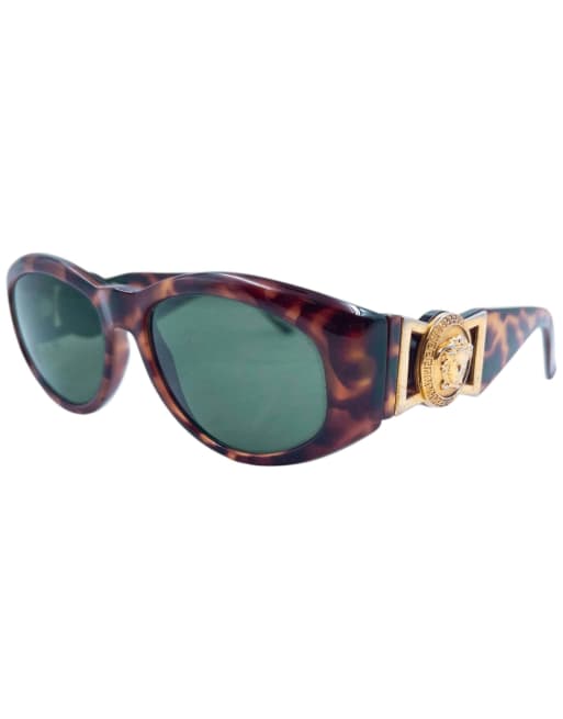 Vintage 1996 Gianni Versace Tortoise Shell Sunglasses