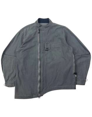 ジャケット・アウター 1999 Maharishi asymmetric zip up jacket 210533291-1-grey