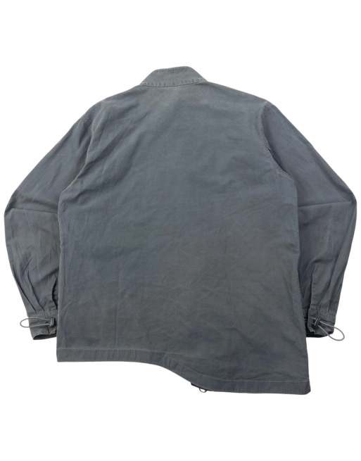 Vintage 1999 Maharishi asymmetric zip up jacket size m in grey | ASOS