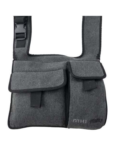 Vintage 1999 Miu Miu Wool Crossbody Bag - view 1