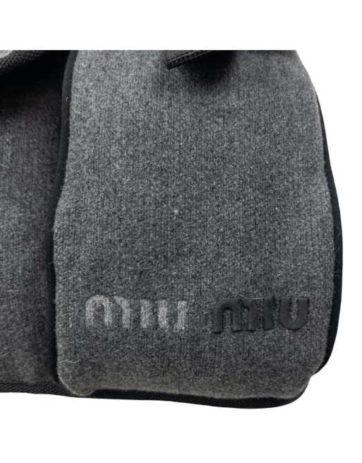 Vintage 1999 Miu Miu Wool Crossbody Bag, 2 of 4