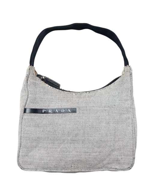 Vintage 1999 Prada Sport Shoulder Bag in Grey