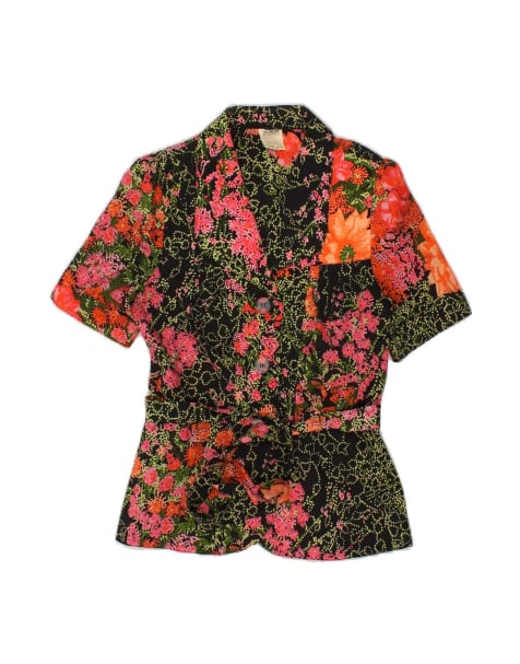 Vintage 2 Button Blazer Jacket EU 36 Small In Multicoloured Floral - view 1