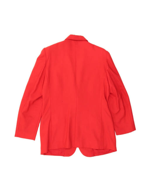 Vintage 2 Button Blazer Jacket It 48 XL In Red, 2 of 4
