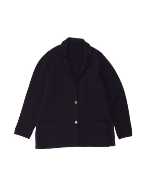 Vintage 2 Button Blazer Jacket UK 12 Medium In Blue - view 1