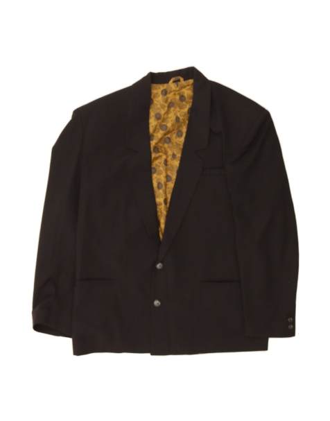 Vintage 2 Button Blazer Jacket UK 40 Large In Black - view 1