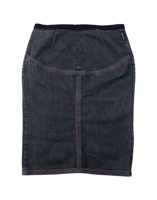 Vintage 2000s Armani Jeans Denim Skirt Size W32, 2 of 4