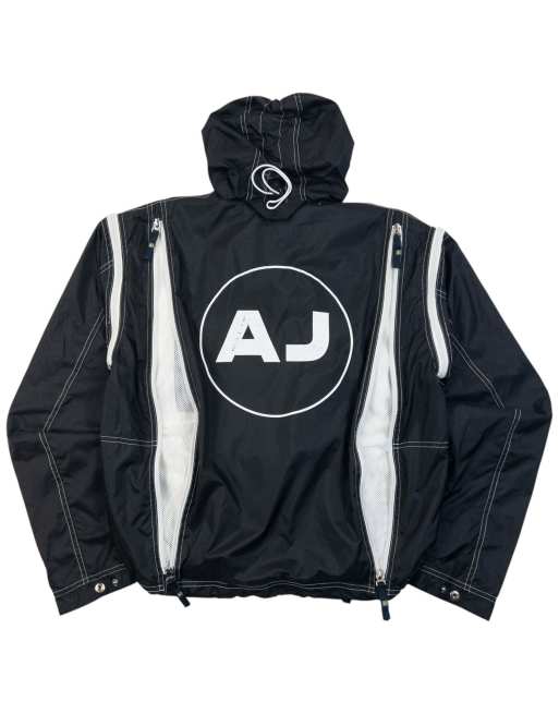 Vintage 2000s Armani Jeans Full Zip Convertible Jacket Size S, 1 of 7