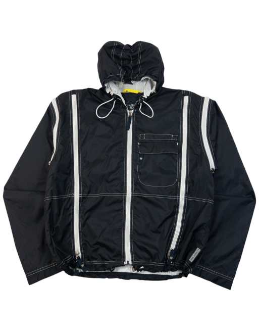 Vintage 2000s Armani Jeans Full Zip Convertible Jacket Size S, 3 of 7