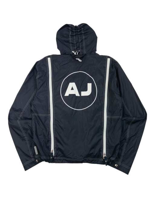 Vintage 2000s Armani Jeans Full Zip Ventilated Jacket Size S, 4 of 7