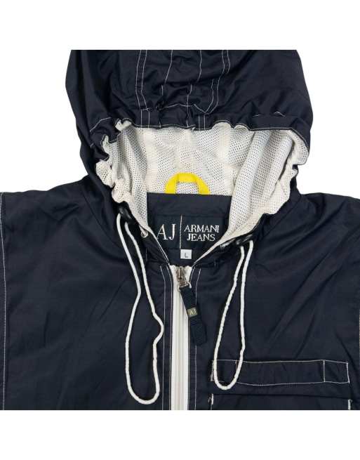 Vintage 2000s Armani Jeans Full Zip Ventilated Jacket Size S, 5 of 7