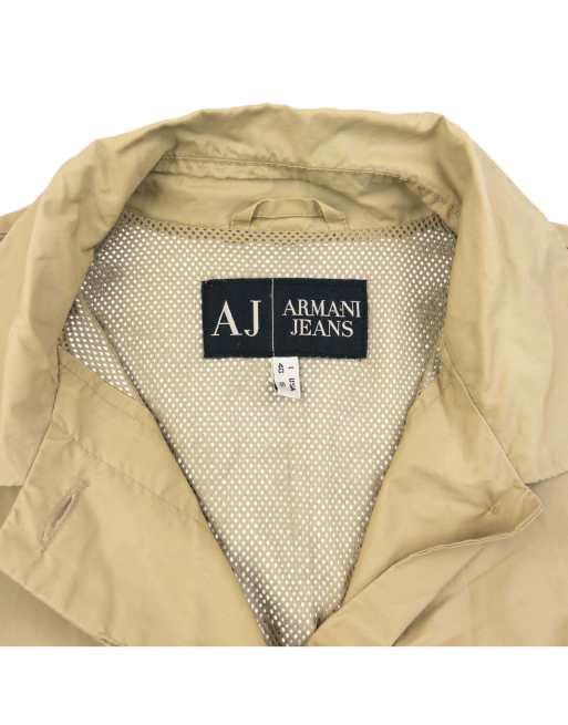 Vintage 2000s Armani Jeans Packable Rain Jacket Size L, 4 of 4