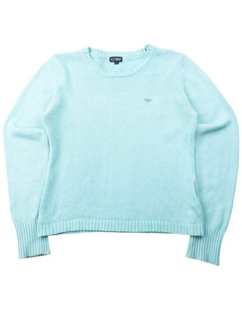 Vintage 2000s Armani Jeans Wool Knit Jumper Size S - view 1