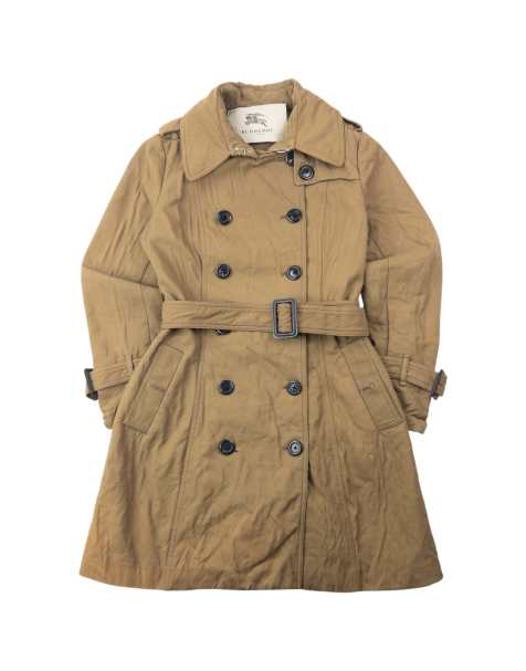 Vintage 2000s Burberry Belt Waist Trench Jacket Size S - view 1