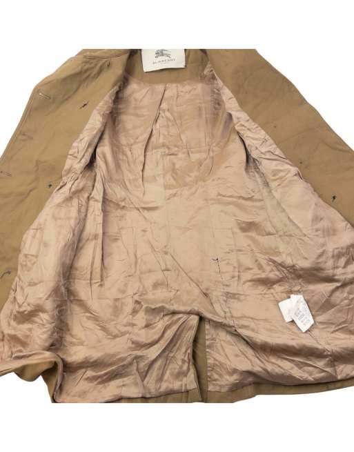 Vintage 2000s Burberry Belt Waist Trench Jacket Size S, 4 of 4
