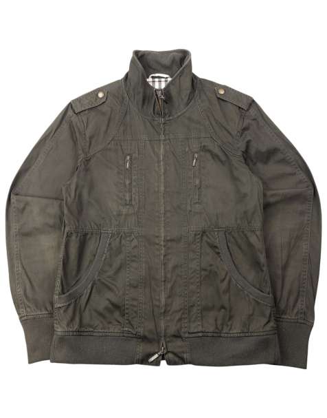 Vintage 2000s Burberry Black Label Military Jacket Size S - view 1