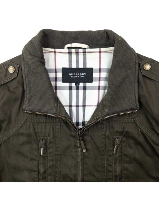 Vintage 2000s Burberry Black Label Military Jacket Size S, 3 of 4