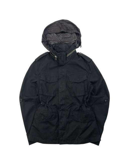 Vintage 2000s Burberry Black Label Roll-Up Sleeve Jacket Size M