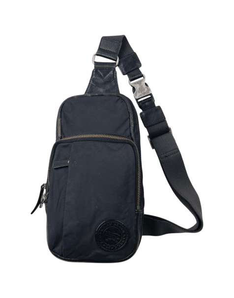 Vintage 2000s Burberry Black Label Sling Bag in Black - view 1