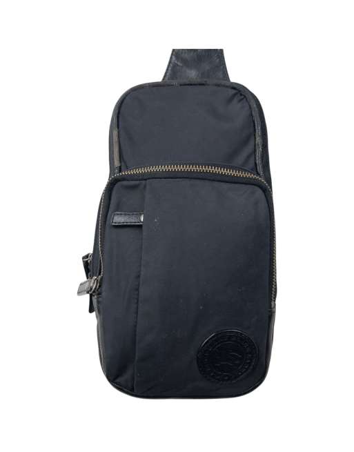 Vintage 2000s Burberry Black Label Sling Bag in Black, 2 of 4