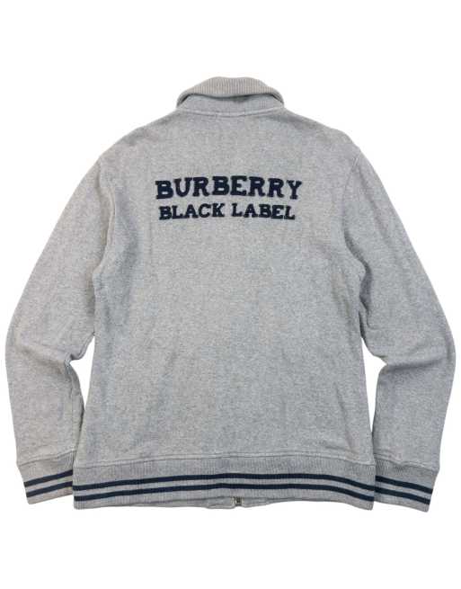 Vintage 2000s Burberry Black Label Zip Up Sweatshirt Size M, 2 of 7