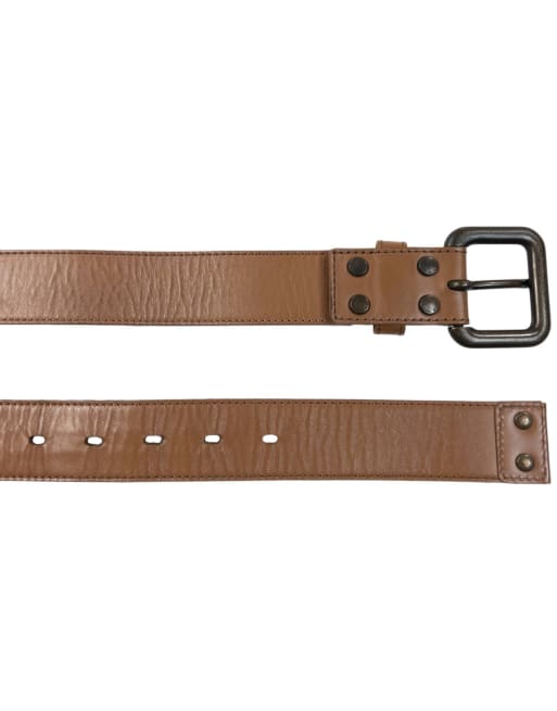 Vintage 2000s Burberry Blue Label Leather Belt Size L, 7 of 7