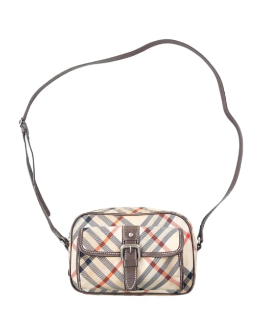 Vintage 2000s Burberry Blue Label Nova Check Crossbody Bag