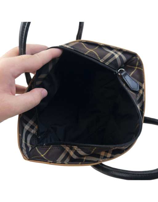 Vintage 2000s Burberry Blue Label Nova Check Handbag, 4 of 4