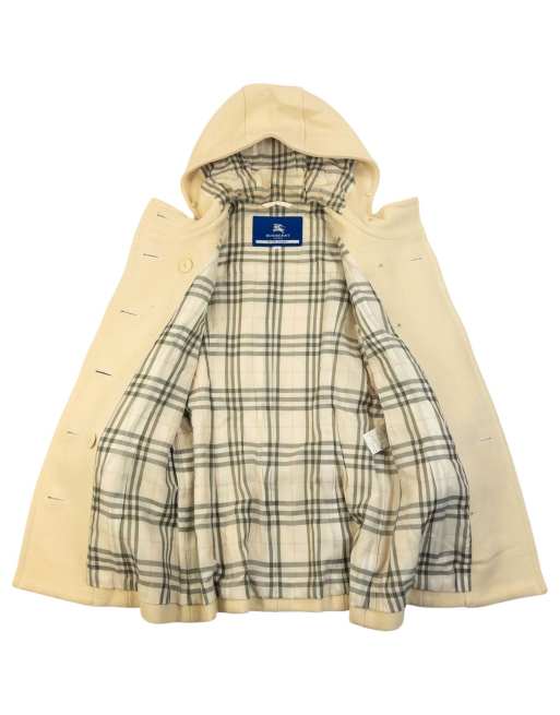 Vintage 2000s Burberry Blue Label Nova Check Lined Belt Waist Jacket Size S, 2 of 4