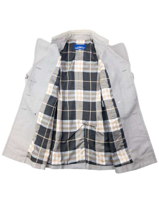 Vintage 2000s Burberry Blue Label Nova Check Lined Trench Jacket