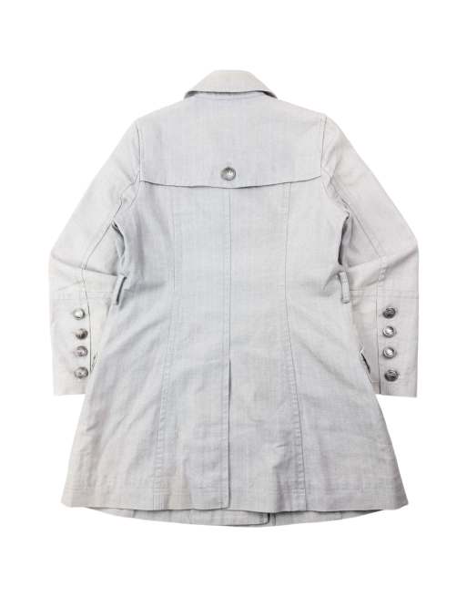 Vintage 2000s Burberry Blue Label Nova Check Lined Trench Jacket Size M, 3 of 4